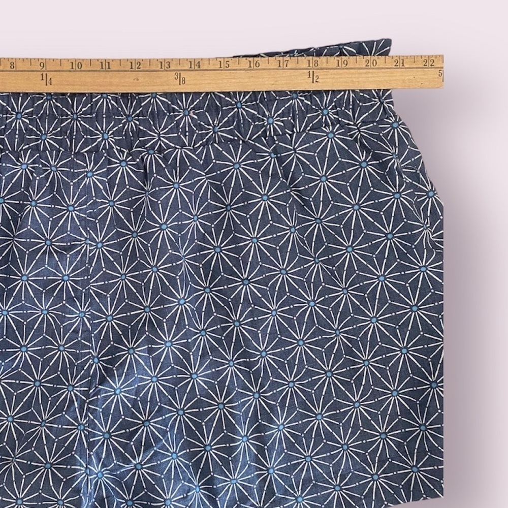 Women's High-Rise Linen Pull-On Shorts - A New Day™ Blue Size 1X - Picture 8 of 12